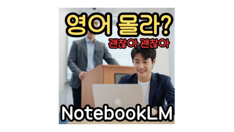notebooklm 사용법 중 ai 오디오 오버뷰